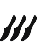 Footies Thin Bamboo 3pk | Black | Strømper fra Decoy