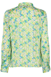 Maggie Ls Shirt | Green Flower | Skjorte fra Liberté