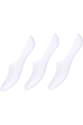 Footies Thin Bamboo 3er-Pack | Weiß | Socken von Decoy