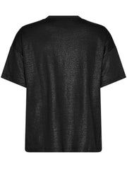 Casa V-SS Foil Tee | Black | T-shirt fra Mos Mosh