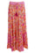 Luna Maxi Frill Skirt | Peach Pink | Nederdel fra Black Colour