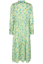 Maggie-Ls-Dress | Green Flower | Kjole fra Liberté
