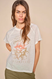 Eileen Tee | White | T-shirt fra Mos Mosh