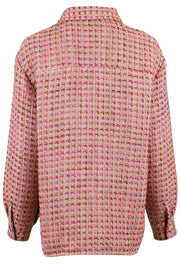 Litta Multi Boucle Jacket | Pink | Jakke fra Neo Noir