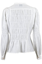 Rachel Smock Shirt | White | Skjorte fra Neo Noir