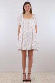 Mima Rosy Dress | White | Kjole fra Neo Noir