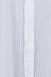Astana Stripe Shirtdress | White | Kjole fra Neo Noir