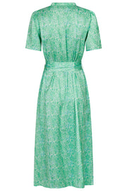 Lane Ditsy Glow Dress | Green | Kjole fra Neo Noir