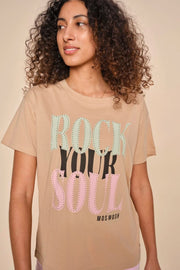 Haven Tee | Ginger Root | T-shirt fra Mos Mosh
