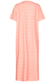 Alma T-Shirt Dress | Orange Rose Stripe | Kjole fra Liberté