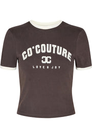 Edge Tee | Antracit | T-Shirt fra Co'couture