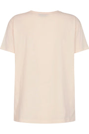 Mae O-SS Tee | Light Lilac | T-Shirt fra Mos Mosh
