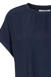 New Norma Top S/S Shirt | Navy | T-shirt fra Co'couture