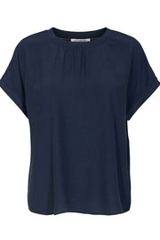 New Norma Top S/S Shirt | Navy | T-shirt fra Co'couture