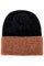 Ginger Colour Block Hat | Black | Hue fra Black Colour
