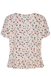 Alma-Frill-T-Shirt | Pastel Leo | T-shirt fra Liberté