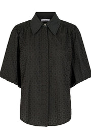 Briela Anglaise Shirt | Black | Skjorte fra Cocouture