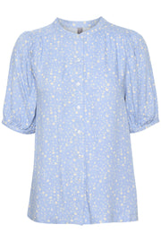 Nilda Shirt | Blue Flower | Skjorte fra Culture