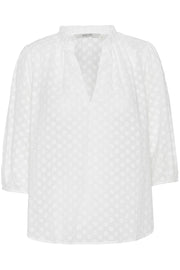 Saga shirt | White w/embrodery | Skjorte fra Costa Mani