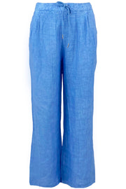 Sirocco Linen Pant | Sea Blue | Bukser fra Black Colour
