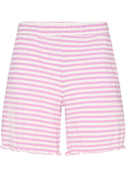 Natalia Shorts | Lilac Pink Creme Stripe | Shorts fra Liberté