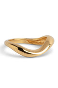 Agnete Kleiner Ring | 925S/GP | Ring aus Emaille
