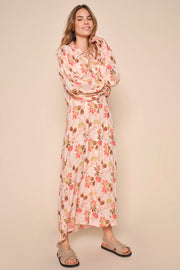 Emmerson Fleur Dress | Silver Pink | Kjole fra Mos Mosh
