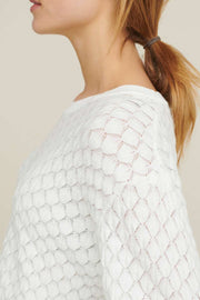 Camilla Sweater | Off-white | Bluse fra Basic Apparel