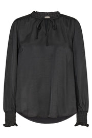 Lou Blouse | Black | Bluse fra Freequent