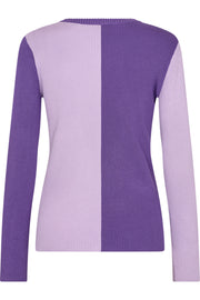 Katie Blouse | Royal Lilac w. Lavendula | Bluse fra Freequent