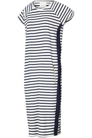 Luna dress | Navy | Stribet kjole fra Lollys Laundry