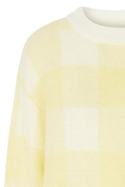 Ameli Jumper | Light Yellow | Ternet sweater fra Lollys Laundry