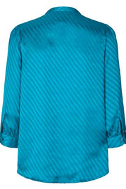 Amalie Shirt | Petrol | Skjortebluse fra Lollys Laundry