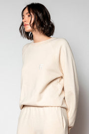 Oversized Sweatshirt | Vanilla | Sweatshirt fra Ragdoll LA