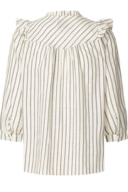 Hanni shirt | White | Stribet skjorte fra Lollys Laundry