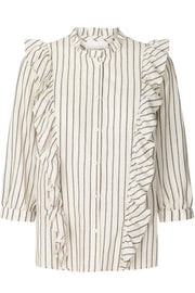 Hanni shirt | White | Stribet skjorte fra Lollys Laundry