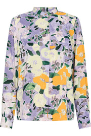 Maggie LS Shirt | Big Flower | Skjorte fra Liberté