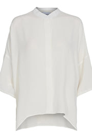 Susanna SS Short Shirt | White | Skjorte fra Liberté