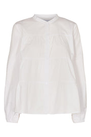 Carrie LS Shirt | White | Skjorte fra Liberté
