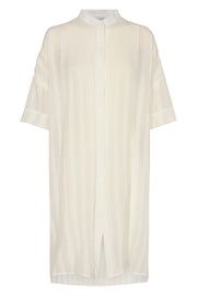 Clara SS Shirt | White | Skjorte kjole fra Liberté