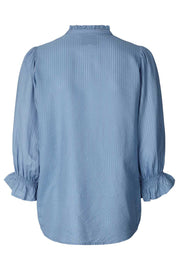 Huxi Shirt | Dusty Blue | Skjorte fra Lollys Laundry