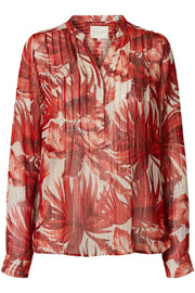 Helena Shirt | Flower Print | Skjorte med print fra Lollys Laundry