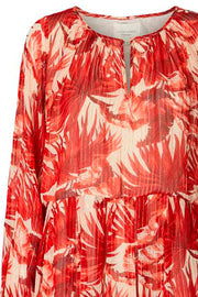 Luciana Dress | Flower Print | Lang kjole med print fra Lollys Laundry