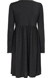 Nuno LS Frill Dress | Black | Kjole fra Liberté