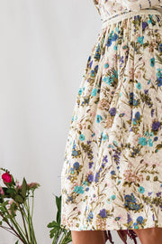 Pauline Skirt | Flower Print | Nederdel fra Lollys Laundry