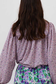 Cara Shirt | Flower Print | Skjorte fra Lollys Laundry