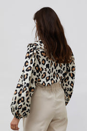 Luke Shirt | Leopard Print | Skjorte fra Lollys Laundry