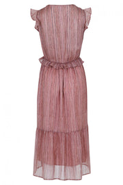 Sofie mini stripe dress | Dusty rose | Kjole fra Neo Noir