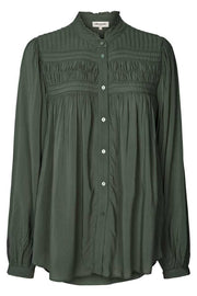 Cara Shirt | Dusty Green | Skjorte fra Lollys Laundry