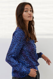 Singh Shirt | Neon Blue | Skjorte fra Lollys Laundry